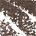 0.002 oz/ 0.08 g Dark Brown - rich dark brown